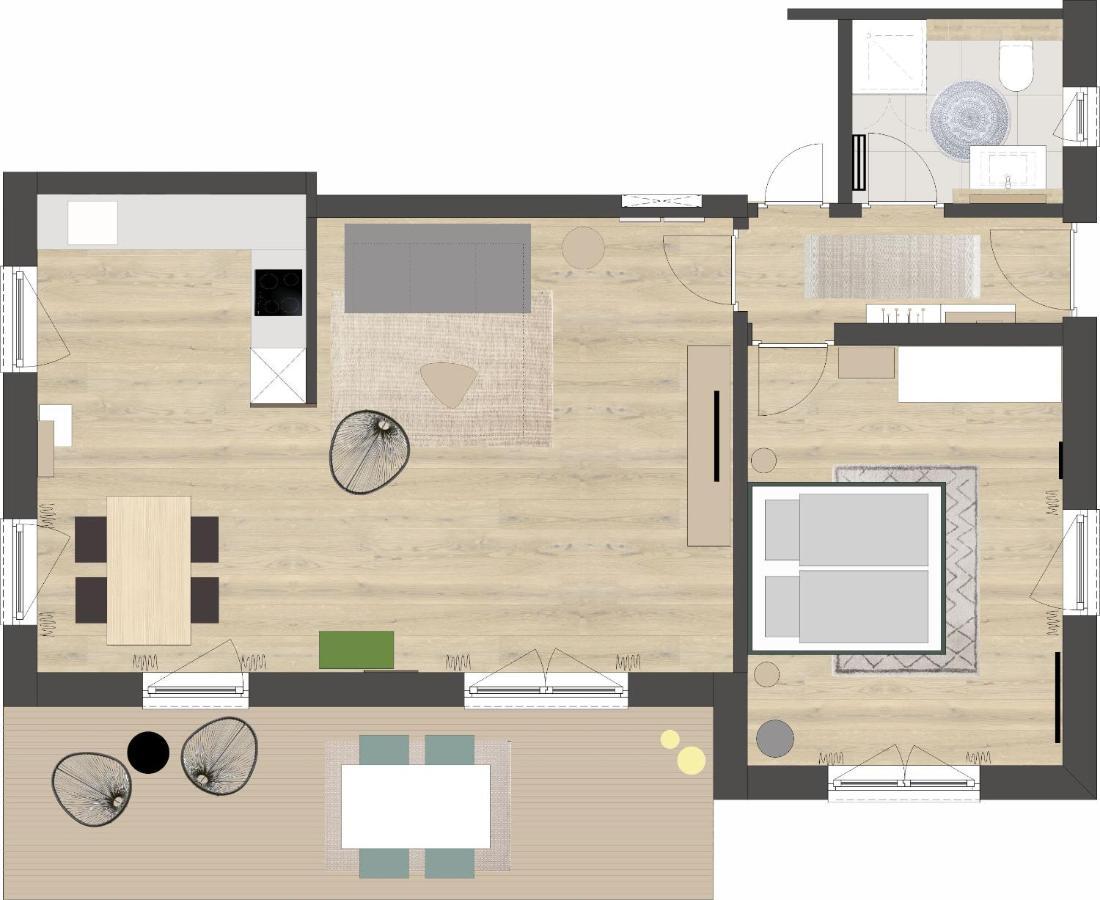 Apartment Sweet Ammersee - Eco-friendly, Boxspring, Garden, Wifi *